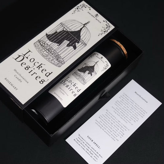 Bougie de purification de sorcières anciennes – Désirs verrouillés – Manifestation