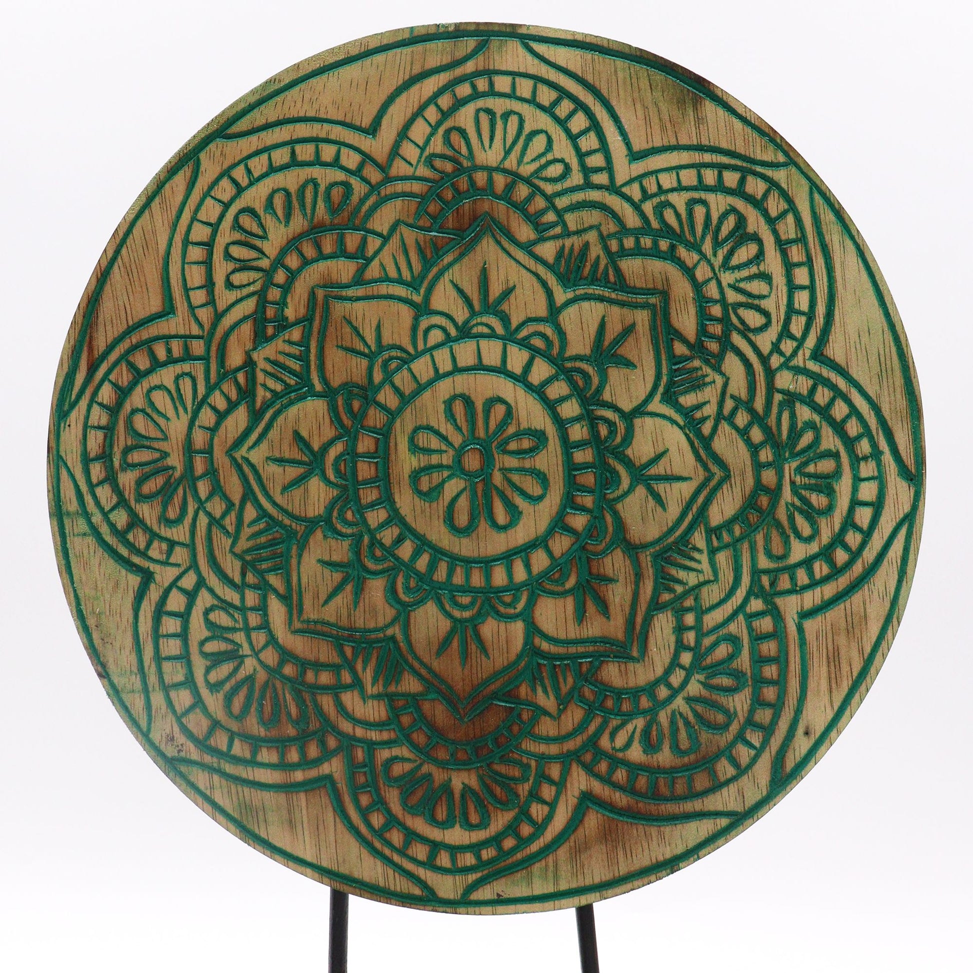 Buddha Feng Shui Set - Mandala - Green