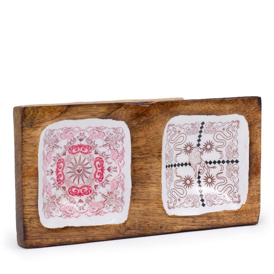 Double Trinket Tray 20x10x2.5cm - Hop Hare