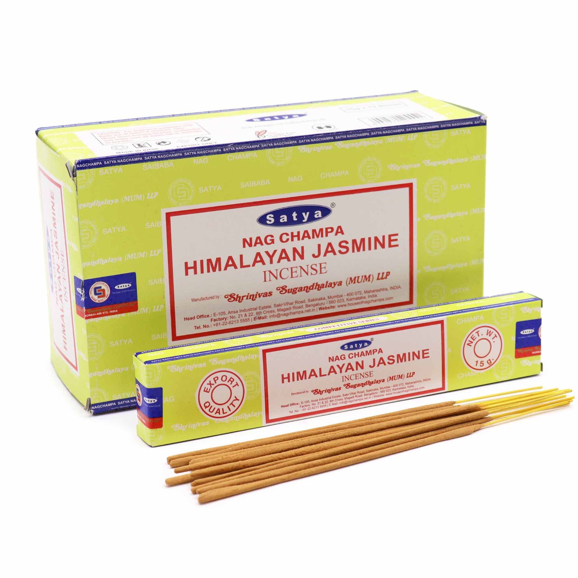 Satya Incense Sticks 15g - Himalayan Jasmine
